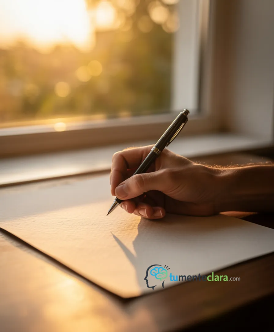 a hand writing heartfelt on a textured paper with light.